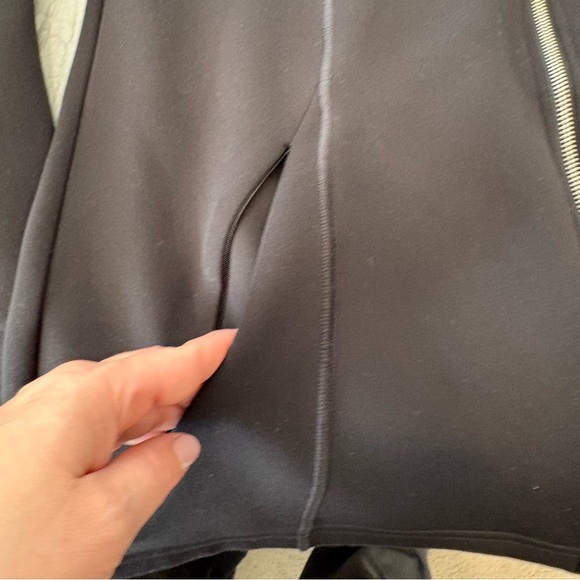 32 Degrees Heat Black Full Zip Mock Neck Jacket with 2 Zip Pockets Women Size L - Picture 11 of 14